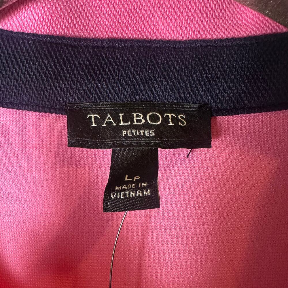 Talbots Pink Collared Sleeveless Dress NEW - Picture 4 of 7